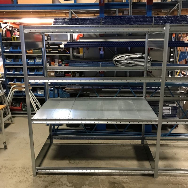 Lagerhylla Hi280 H160 Djup 60cm Paketpris - begagnat