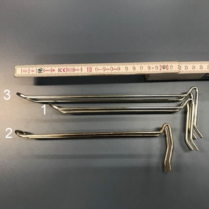 Huvudbild Dubbelspjut för skyltgaller - begagnat