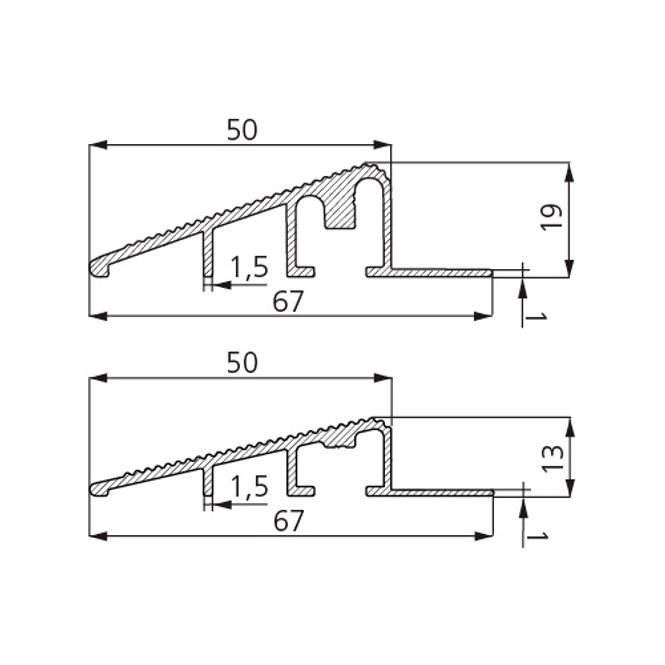 Huvudbild Mattramp aluminium 