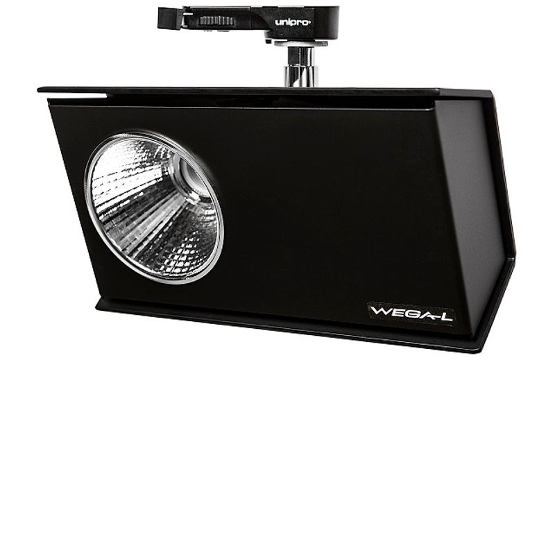 Spotlight Wega-L Alfa LED 5.0 Wide svart