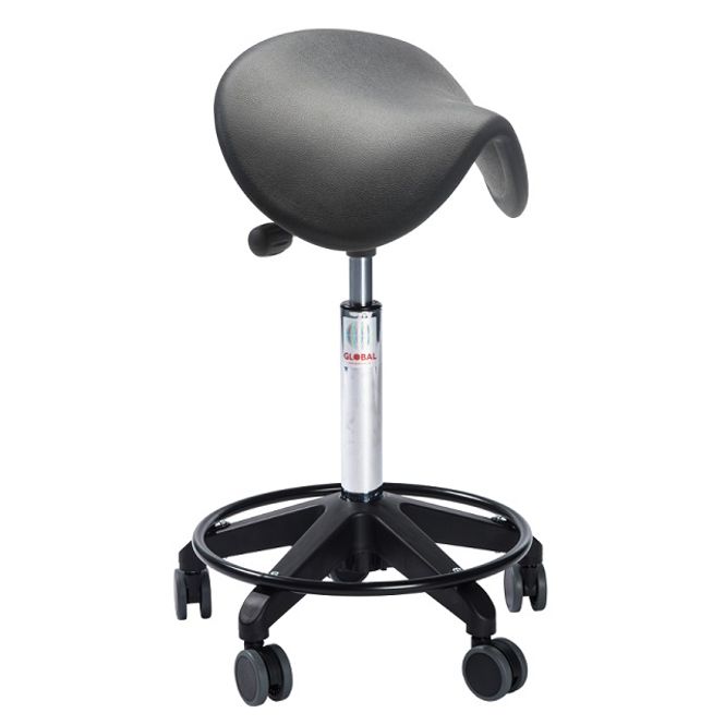 Huvudbild Sadelstol Dalton PU Octopus Hjul & Fotring