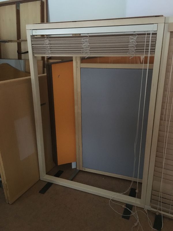 Skärmvägg med persienn - begagnad