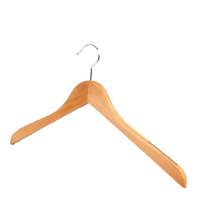 Huvudbild Trähängare rak med non-slip 45cm 50-pack 