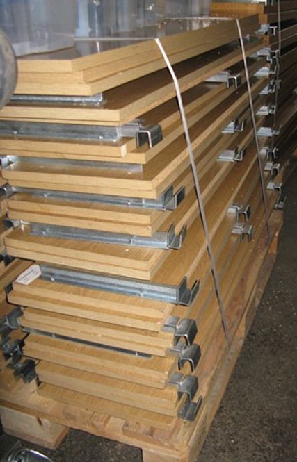 Huvudbild Hyllplan ek för fyrkantsskena - begagnat