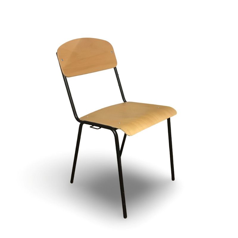 Lunchrumsstol Fighter bok/svart