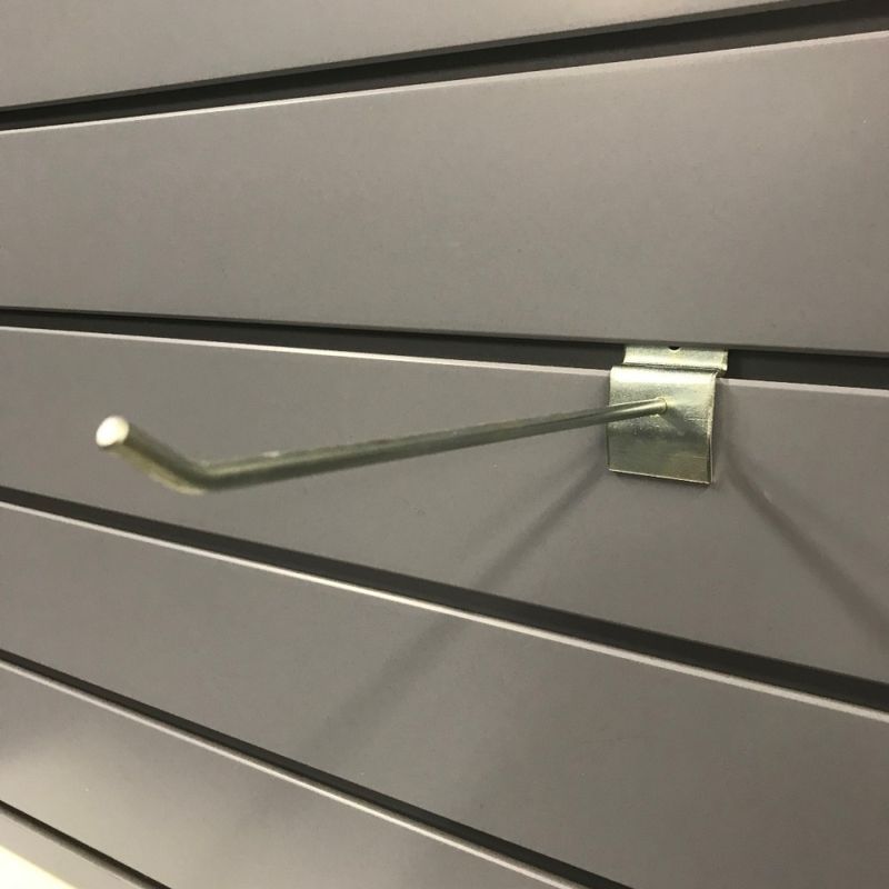 Enkelspjut 200 mm  zink för spårpanel - begagnat