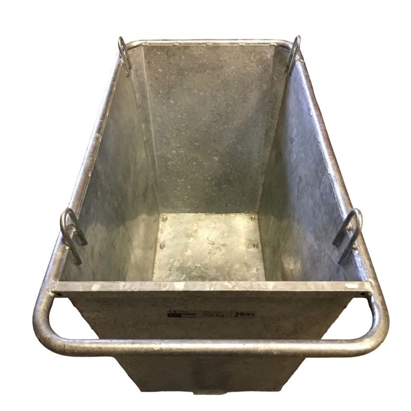 Avfallsvagn 400 liter varmförzinkad