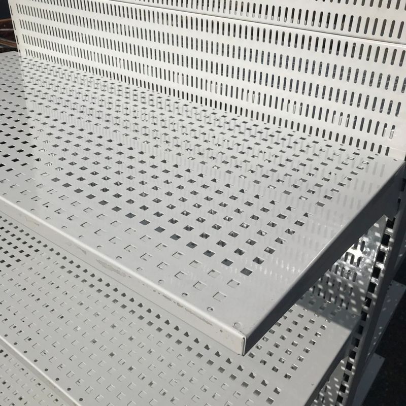 Butiksinredning Ricana hög T-stativ vit - begagnad