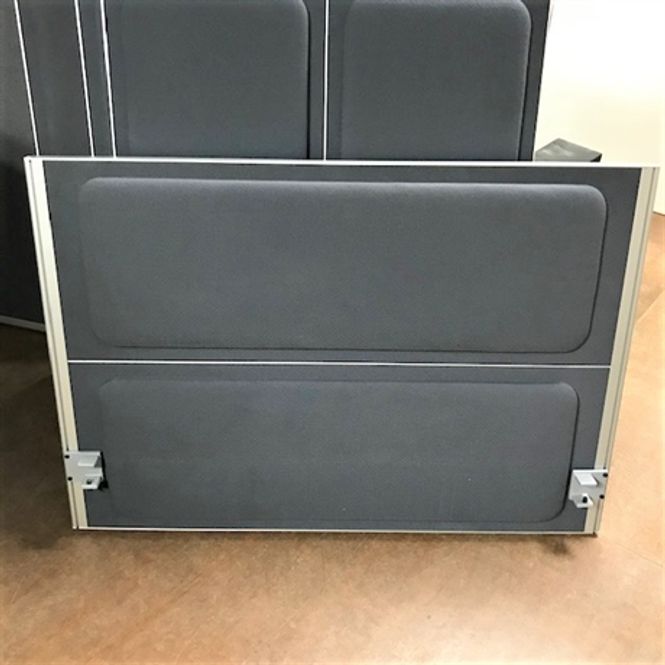 Huvudbild Bordsskärm mörkgrå 100x70 cm - begagnad