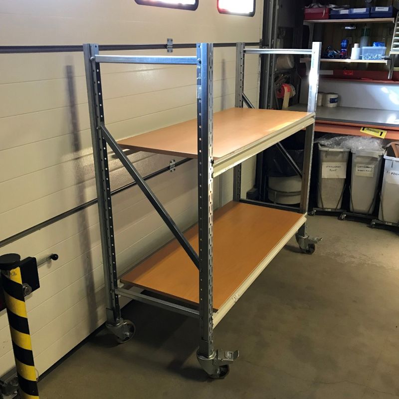 Hyllvagn 2 plan - begagnad