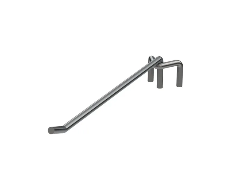 Enkelspjut detaljskena 6x150 mm zink
