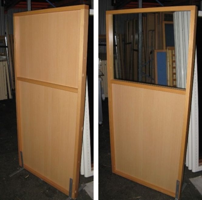 Huvudbild Skärmvägg h170 cm bok - begagnad