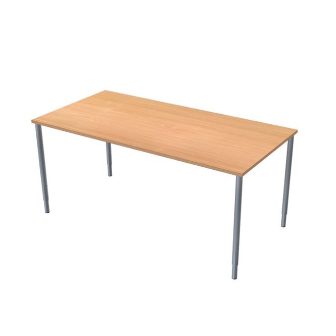 Huvudbild Bord med silver hörnben 1600x800 mm | 6 färger