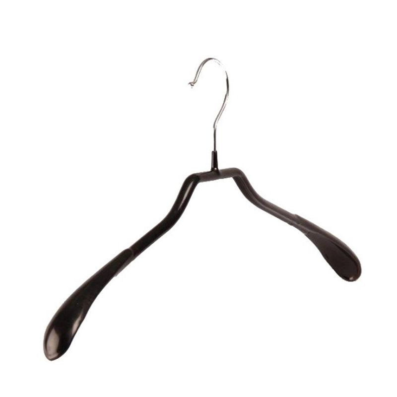 Jack/kavajhängare bred nonslip 46 cm 50-pack svart