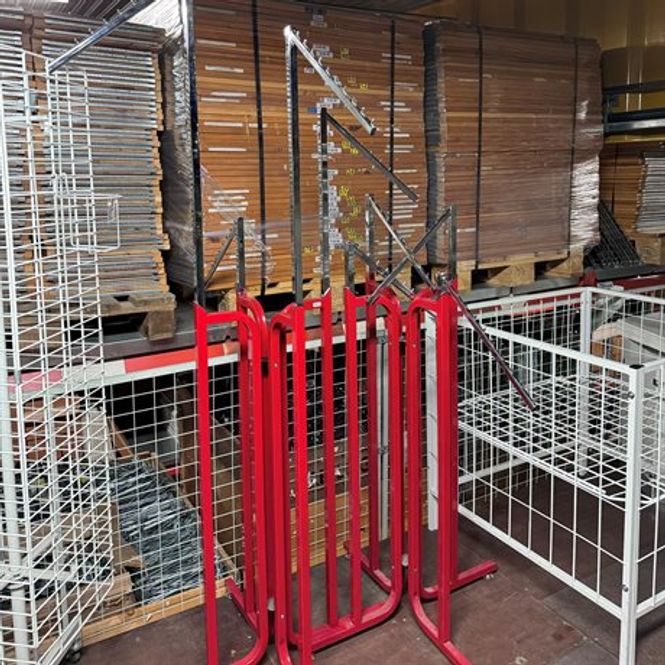 Huvudbild Fyrarmställ crome röd - begagnat