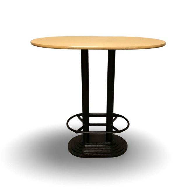 Huvudbild Barbord ovalt 120x80 cm bok - begagnat