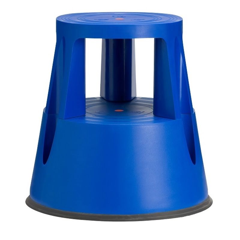 Stegpall Twin lift 2-steg plast Blå