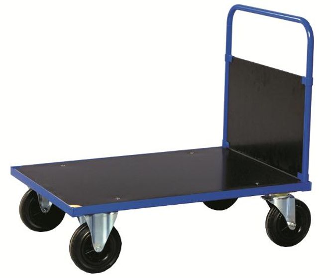 Huvudbild Gavelvagn | MDF-laminat | Blå lackad