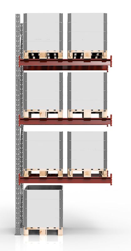 Pallställ påbyggnadssektioner Höjd 3500mm