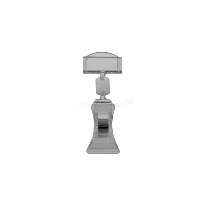 Huvudbild Skyltklämma mini transparent 10-pack