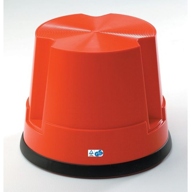 Huvudbild Stegpall Twin easy 1-steg plast Röd