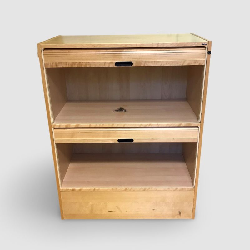 Jalusiskåp Martela björk - begagnad