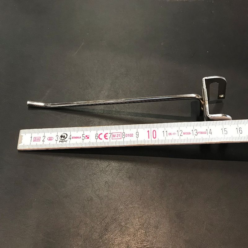 Enkelspjut 140 mm för spjutskena/detaljskena - begagnat
