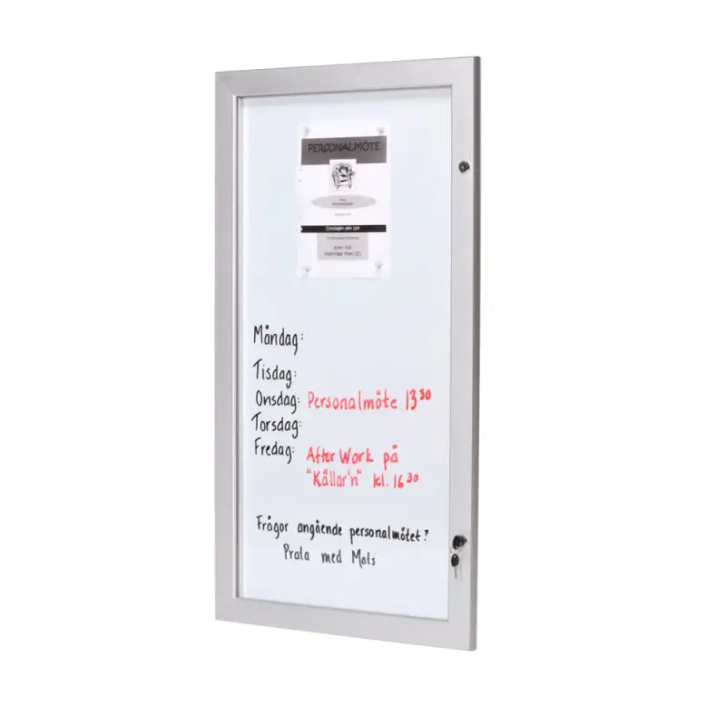 Skyltskåp 4xA4 låsbart